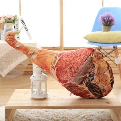 Plush Realistic Cooked Leg of Ham, 1.5-2.1' | 45-65 cm Plushie Produce