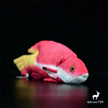 Plushie Realistic Cuban Arowana Fish, 10" | 25 cm