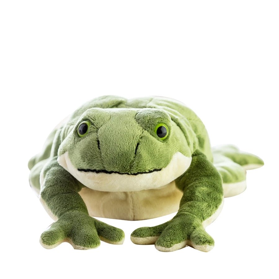 Grenouille en peluche réaliste, 13-23" | 33-58 cm