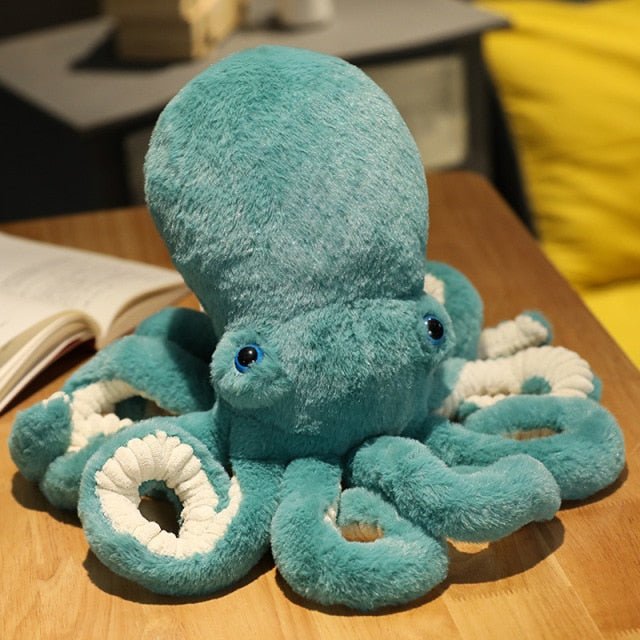 Plush Realistic Fuzzy Octopus, Five Colors, 0.59-2.6' | 18-80 cm Plushie Produce
