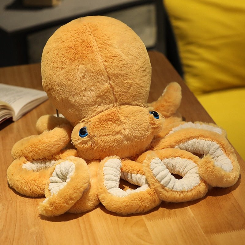 Plush Realistic Fuzzy Octopus, Five Colors, 0.59-2.6' | 18-80 cm Plushie Produce