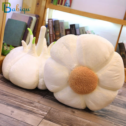 Plush Realistic Garlic Head, 1.3 ft | 40 cm Plushie Produce