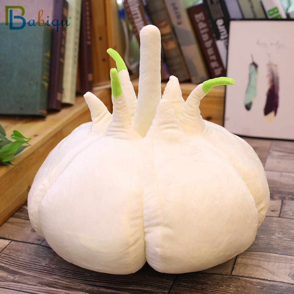 Plush Realistic Garlic Head, 1.3 ft | 40 cm Plushie Produce