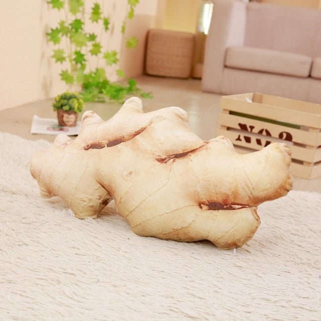 Realistic Ginger Pillow Plush, 19x17" | 48x42 cm - Plush Produce