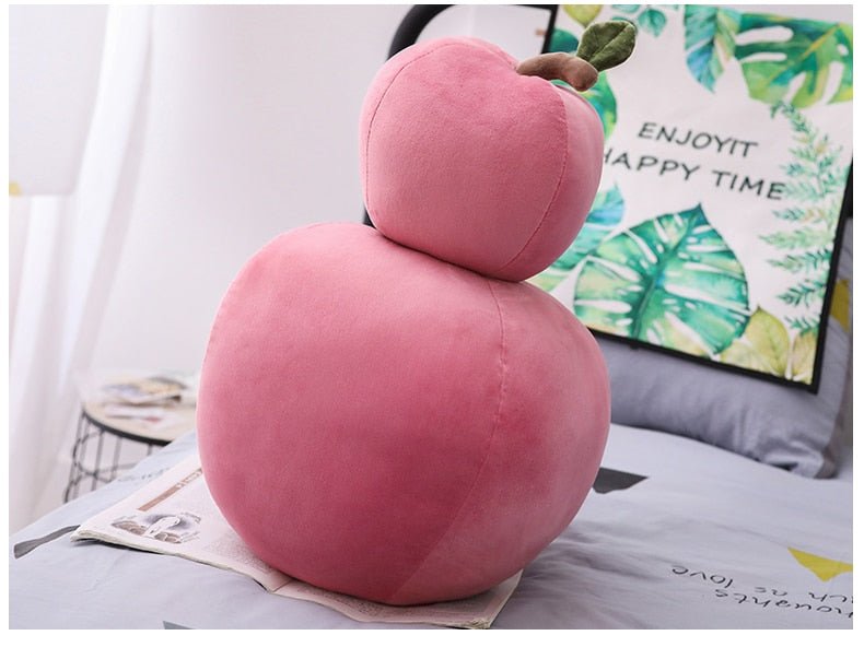Realistic Large Red Apple Plush, 10-16" | 25-40 cm - Plush Produce