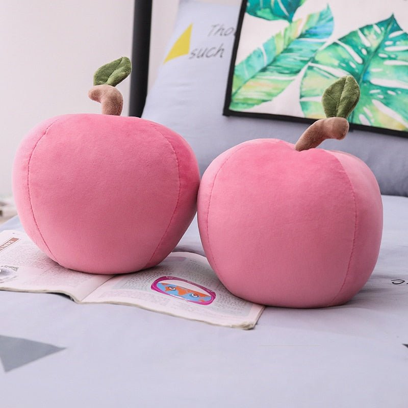 Realistic Large Red Apple Plush, 10-16" | 25-40 cm - Plush Produce