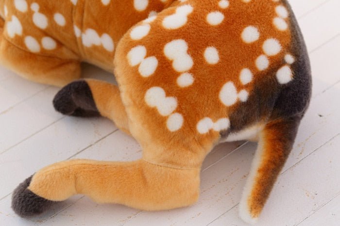 Plush Realistic Lying Deer, 1-3.6 ft | 30-110 cm Plushie Produce