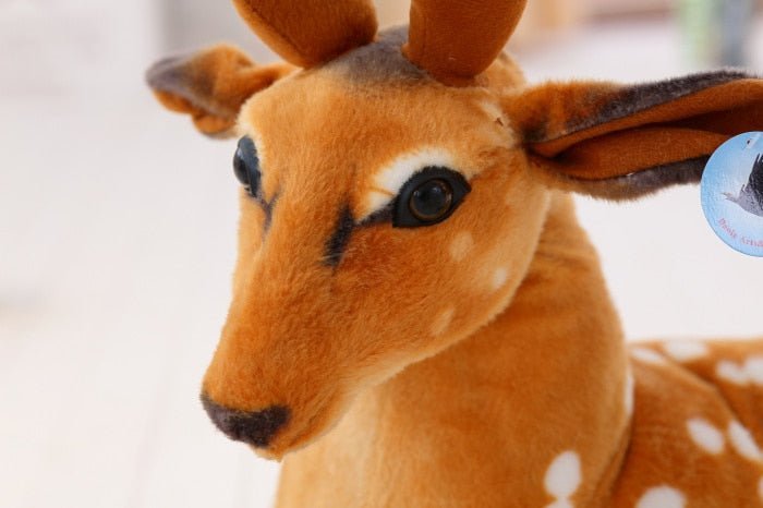 Plush Realistic Lying Deer, 1-3.6 ft | 30-110 cm Plushie Produce