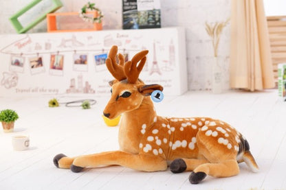 Plush Realistic Lying Deer, 1-3.6 ft | 30-110 cm Plushie Produce