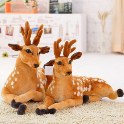 Plush Realistic Lying Deer, 1-3.6 ft | 30-110 cm Plushie Produce