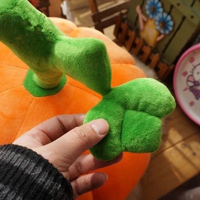 Calabaza de peluche realista, 17" | 45 centímetros