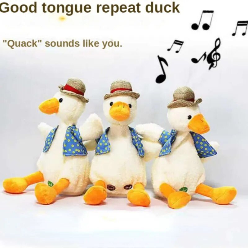 Plushie Repeat Duck for Toddlers, 10" | 26 cm