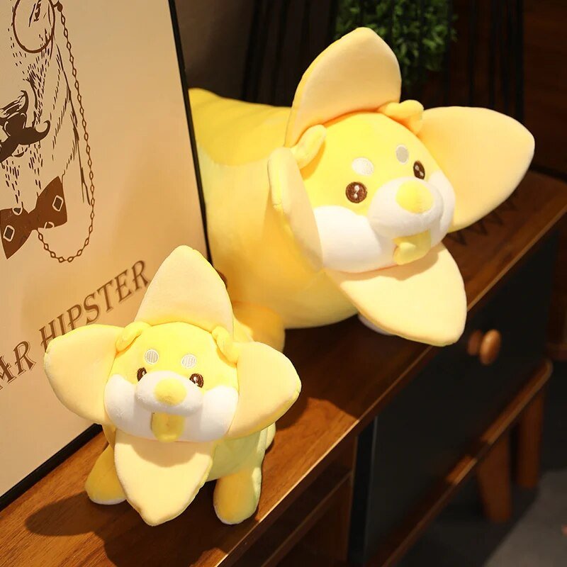 Plushie Shiba Inu as a Banana, 10-24" | 25-60 cm