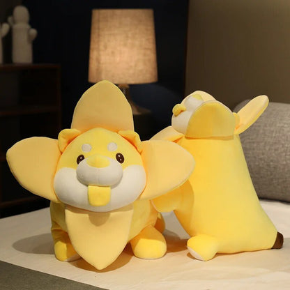 Plushie Shiba Inu as a Banana, 10-24" | 25-60 cm