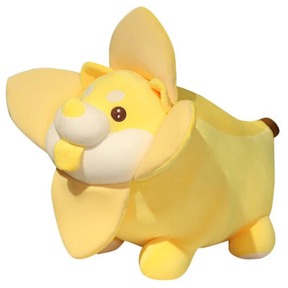 Plushie Shiba Inu as a Banana, 10-24" | 25-60 cm