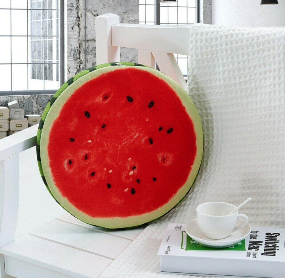 Fruit Plush Chair Cushion - Plush Produce