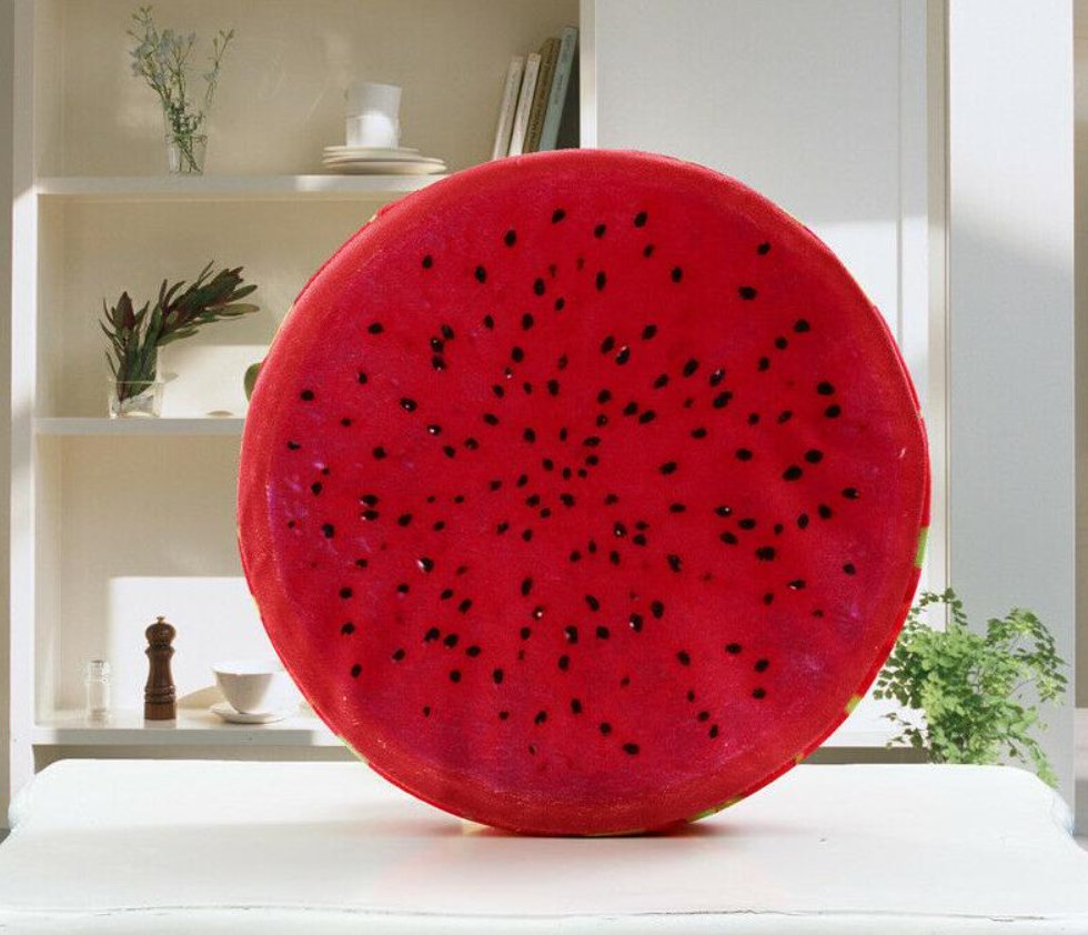 Fruit Plush Chair Cushion - Plush Produce