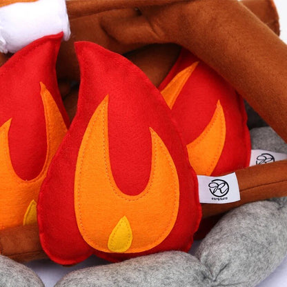 Plushie S'mores Campfire Play Set, 16" | 40 cm