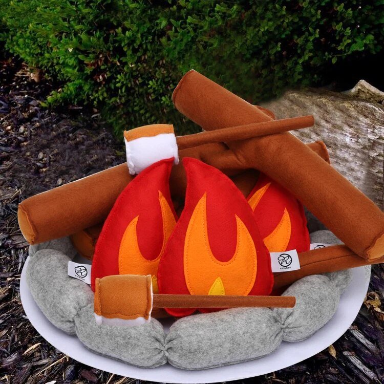 Plush S'mores Campfire Play Set, 16" | 40 cm