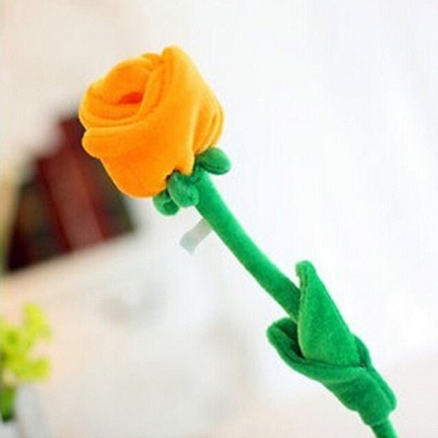 Plush Stemmed Roses, 13-33" | 32-85 cm - Plush Produce