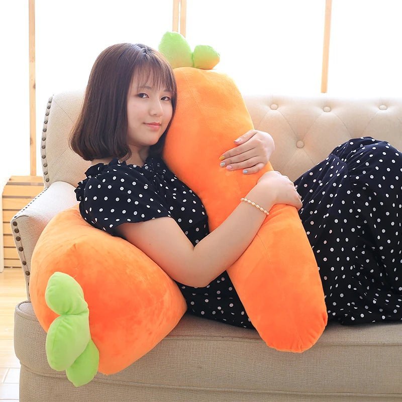 Plush Super Jumbo Realistic Carrot, 3.3' | 100 cm Plushie Produce