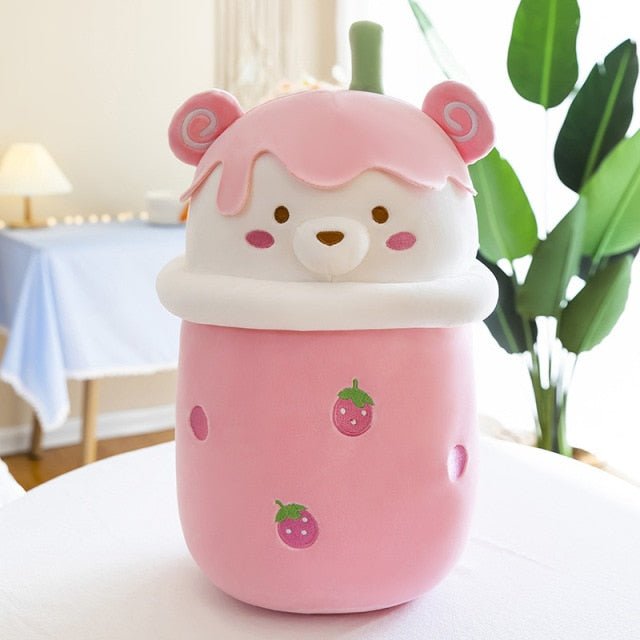 Teddy Bear Plush Bubble Teas, 10-16" | 25-40 cm - Plush Produce