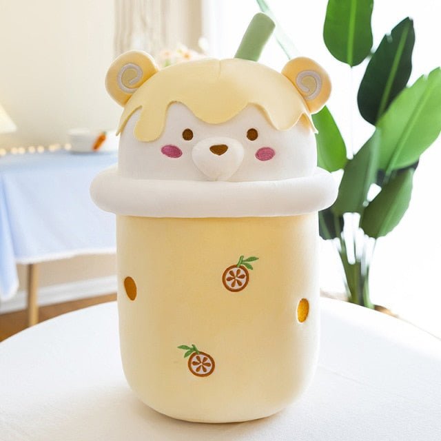Teddy Bear Plush Bubble Teas, 10-16" | 25-40 cm - Plush Produce
