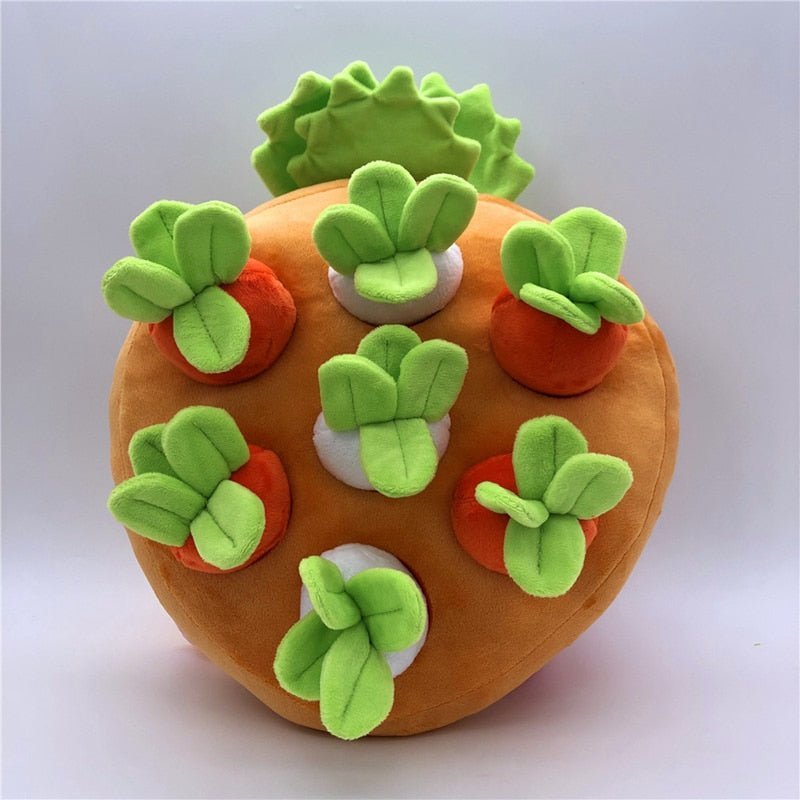 Plush Vegetable Put-in-the-Hole Games for Early Childhood Development Plushie Produce