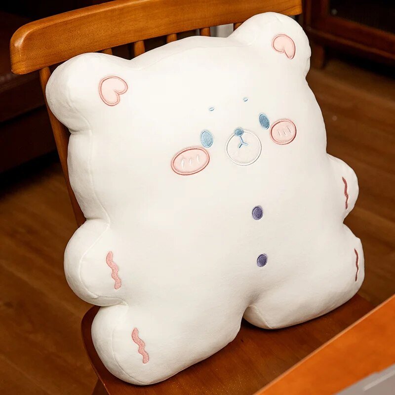 Plushie Animal Cookie Plushie, 4 colors, 16-20" | 40-50 cm plush toy – – White – Image 7 | Plushie Produce