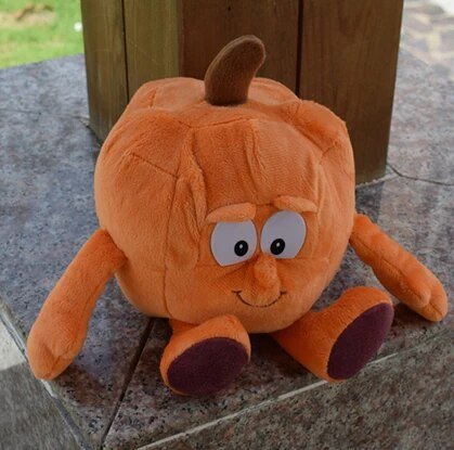 Plushie Assorted Fruit and Veggie Plushies, 10" | 25 cm plush toy – – Pumpkin – Image 17 | Plushie Produce