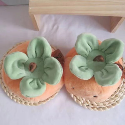 Plushie Cartoon Chinese Persimmon, 10" | 25 cm plush toy – – – Image 4 | Plushie Produce