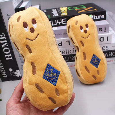 Plushie Cartoon Peanut Pencil Case, 8" | 21 cm plush toy – – – Image 5 | Plushie Produce