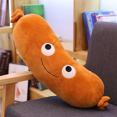 Plushie Cartoon Snack Foods, Eight Foods, 8-28" | 20-70 cm plush toy – – 70cm sausage – Image 9 | Plushie Produce
