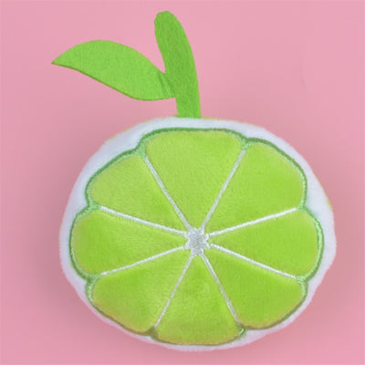 Plushie Fruit and Vegetable Refrigerator Magnet, 10 Foods, 2-3" | 5-8 cm plush toy – – 6cm lime – Image 14 | Plushie Produce