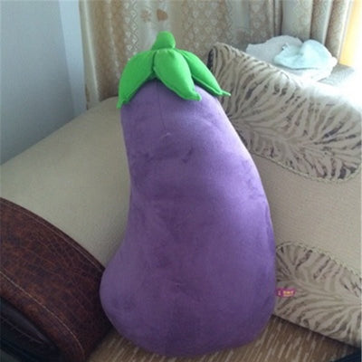 Plushie Giant Lifelike Eggplant, 28-39" | 70-100 cm plush toy – – – Image 4 | Plushie Produce