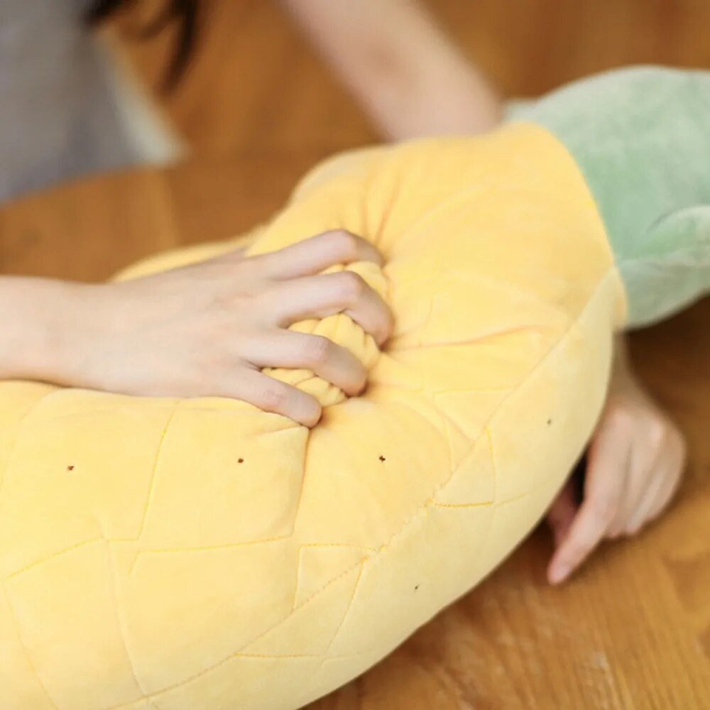 Plushie Jumbo Realistic Pineapple: Decor, 24-31" | 60-80 cm plush toy – – – Image 2 | Plushie Produce