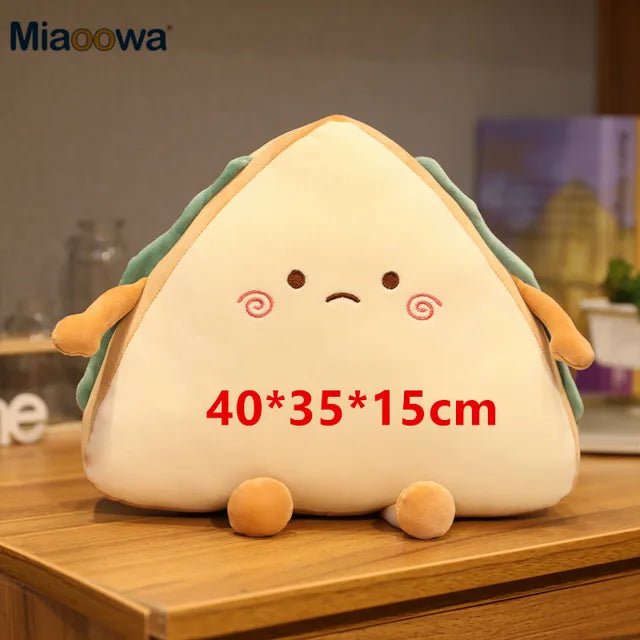 Pluche Kawaii Sandwich Slice Pluche: Vier Stijlen, 12-18 in | 30-45cm