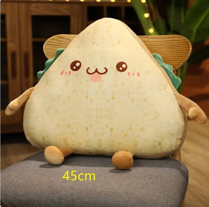 Gối ôm Kawaii Bánh Mì Nhồi: Bốn Kiểu, 12-18 in | 30-45cm