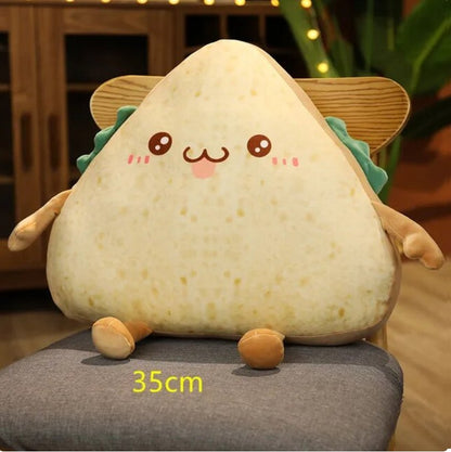 Pluche Kawaii Sandwich Slice Pluche: Vier Stijlen, 12-18 in | 30-45cm