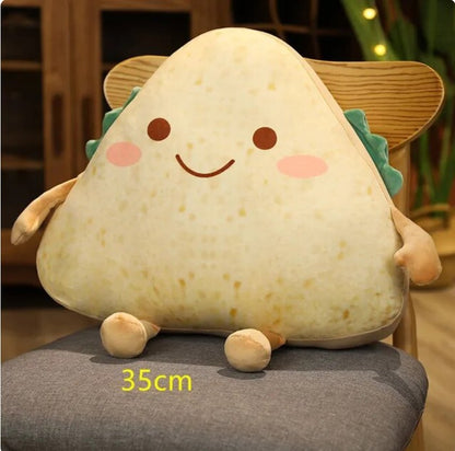 Plushie Kawaii Fetta di Sandwich Plushie: Quattro Stili, 12-18 in | 30-45 centimetri