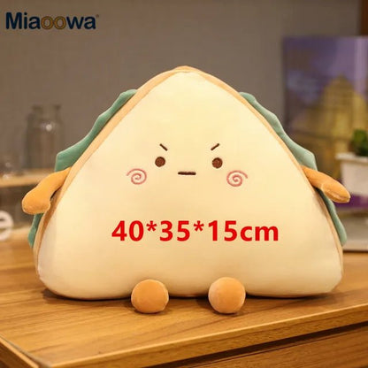 Plushie Kawaii Fetta di Sandwich Plushie: Quattro Stili, 12-18 in | 30-45 centimetri