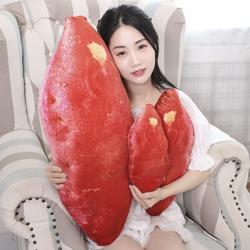 Plushie Large Realistic Sweet Potato, 1-2.6' | 30-80 cm plush toy – – – Image 4 | Plushie Produce