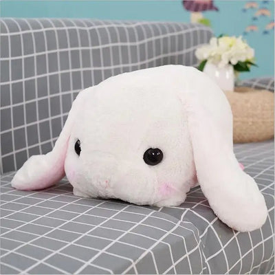 Plushie Long-eared Rabbit, 16" | 40 cm plush toy – – white – Image 3 | Plushie Produce