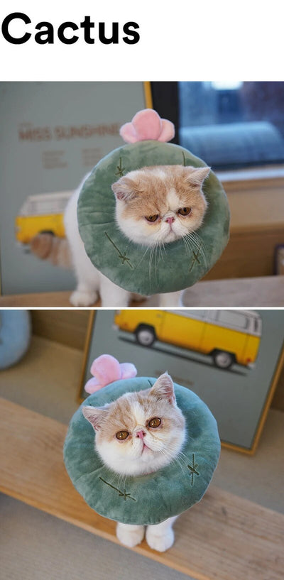 Plushie Pet Recovery Collar Plushie, Four Styles, for Pets to 13 lbs. (6 kg) plush toy – – – Image 9 | Plushie Produce