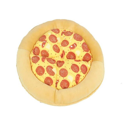 Plushie Pizza Dog Sniffing Toy, 9" | 24 cm plush toy – – Yellow – Image 2 | Plushie Produce