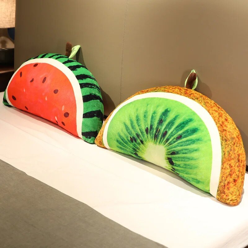 Plushie Realistic Fruit Slice Pillow, Three Fruits, 2.5' | 75 cm plush toy – – – Image 4 | Plushie Produce