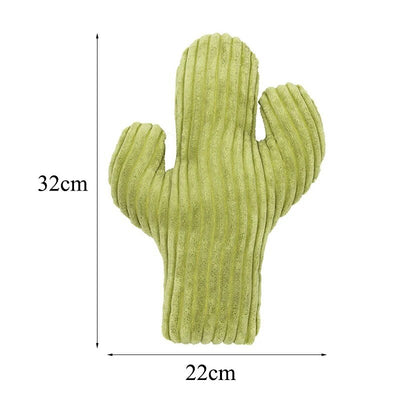 Plushie Saguaro Cactus Catnip Toy for Cats, 9-18" | 24-46 cm plush toy – – Light green/Medium – Image 2 | Plushie Produce