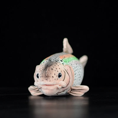Realistic Rainbow Trout Plushie, 16" | 40 cm plush toy – – – Image 2 | Plushie Produce