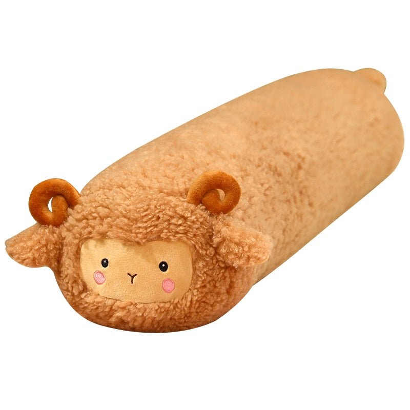 Sheep Body Pillow Plushie, Two Colors, 2.6-3.9' | 80-120 cm plush toy – – – Image 1 | Plushie Produce