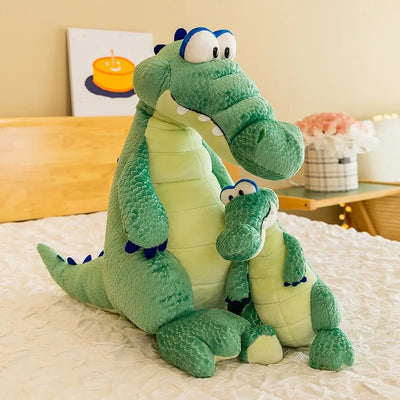 Sitting Cartoon Crocodile Plushie, 12-20" | 30-50 cm plush toy – – – Image 1 | Plushie Produce